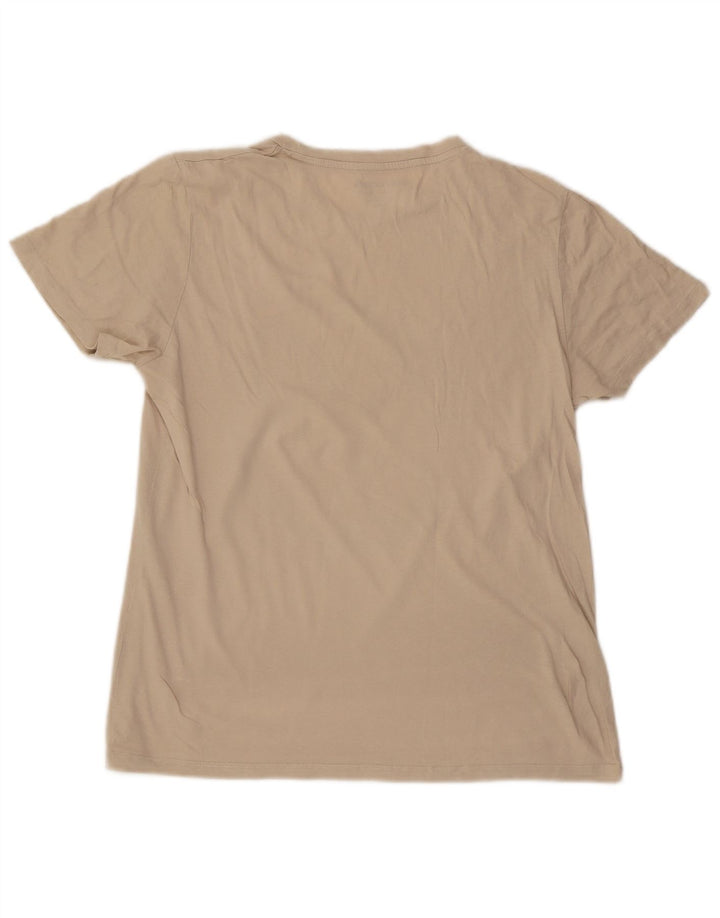 Camiseta gráfica masculina Jack & Jones Top médio bege