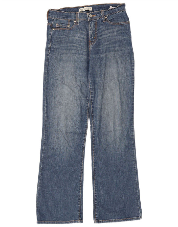 Calça jeans feminina Levi's 512 Perfectly Slimming Bootcut US 8 Médio W30 L31 Azul