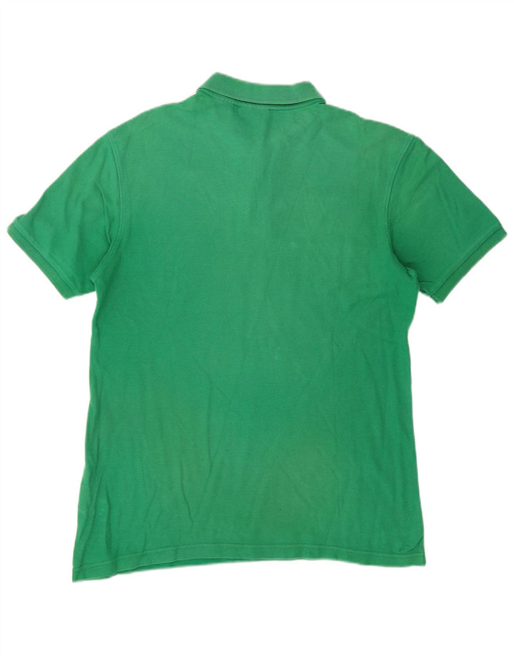 Camisa polo masculina FILA algodão verde médio
