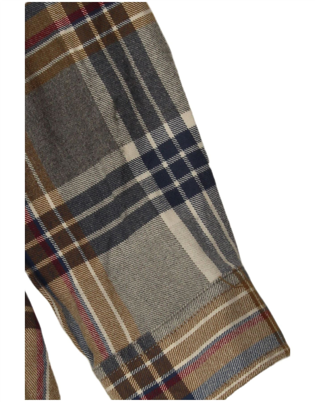 EDDIE BAUER Camisa masculina de flanela clássica de ajuste médio xadrez multicolorida