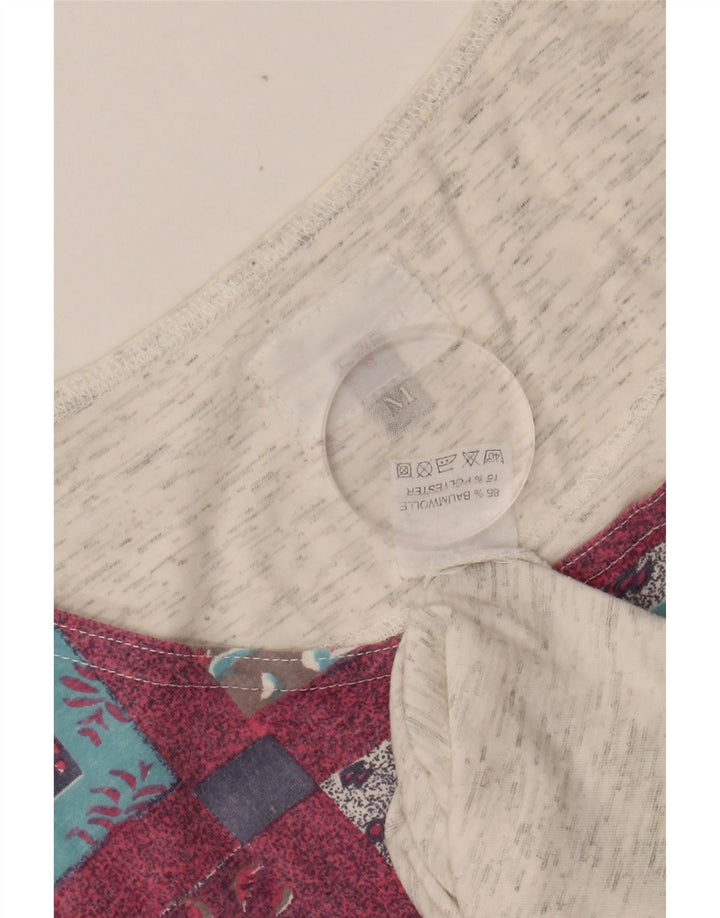 Top colete gráfico masculino TAKE FIVE algodão colorblock cinza médio