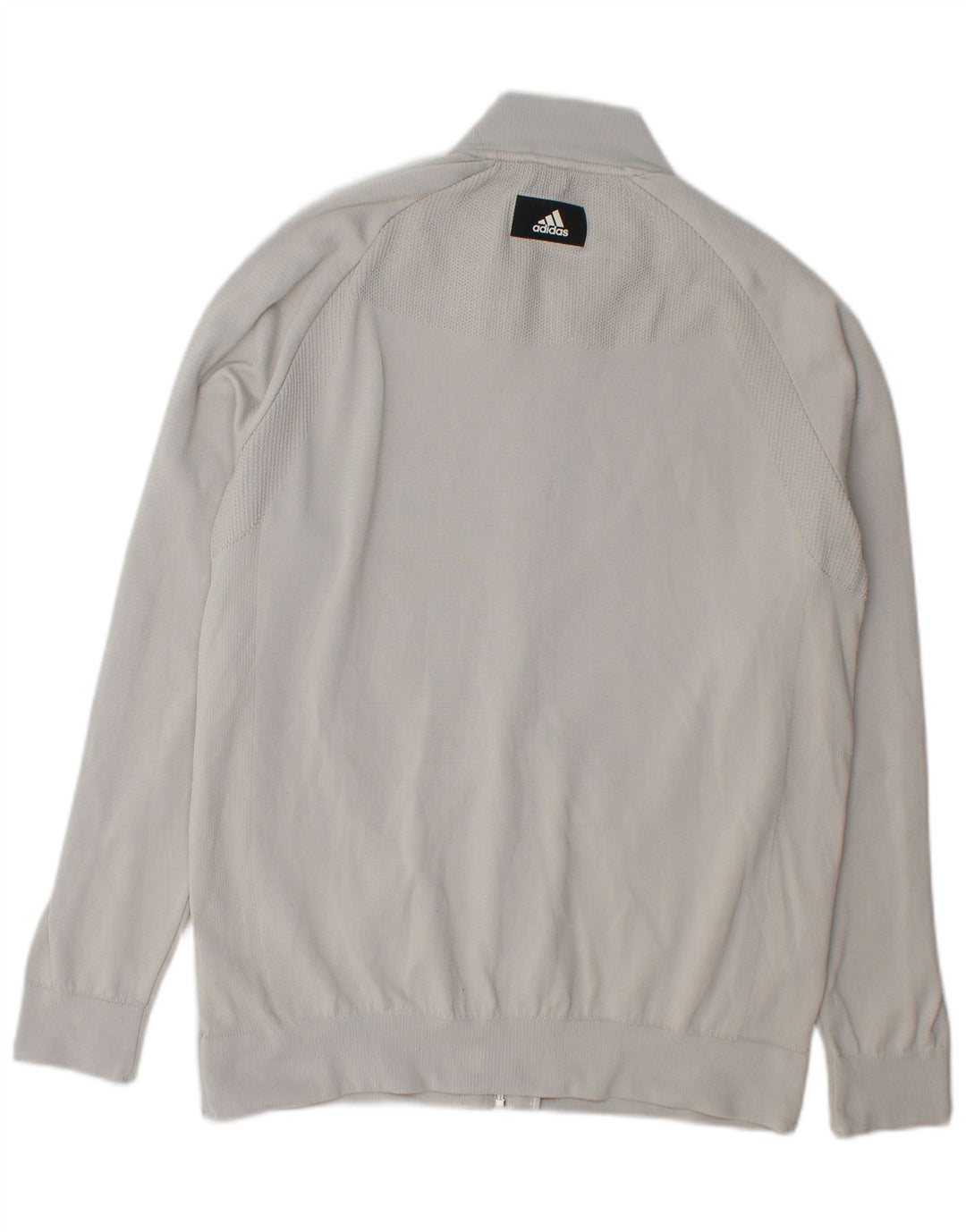 ADIDAS Mens Tracksuit Top Jacket Cinza Médio
