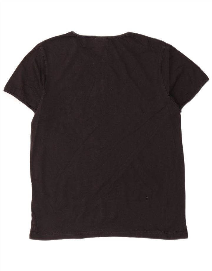Camiseta masculina Ellesse Top médio algodão preto