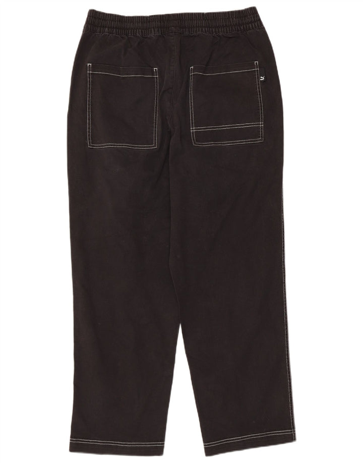 Calça casual reta masculina Puma grande W34 L27 preta