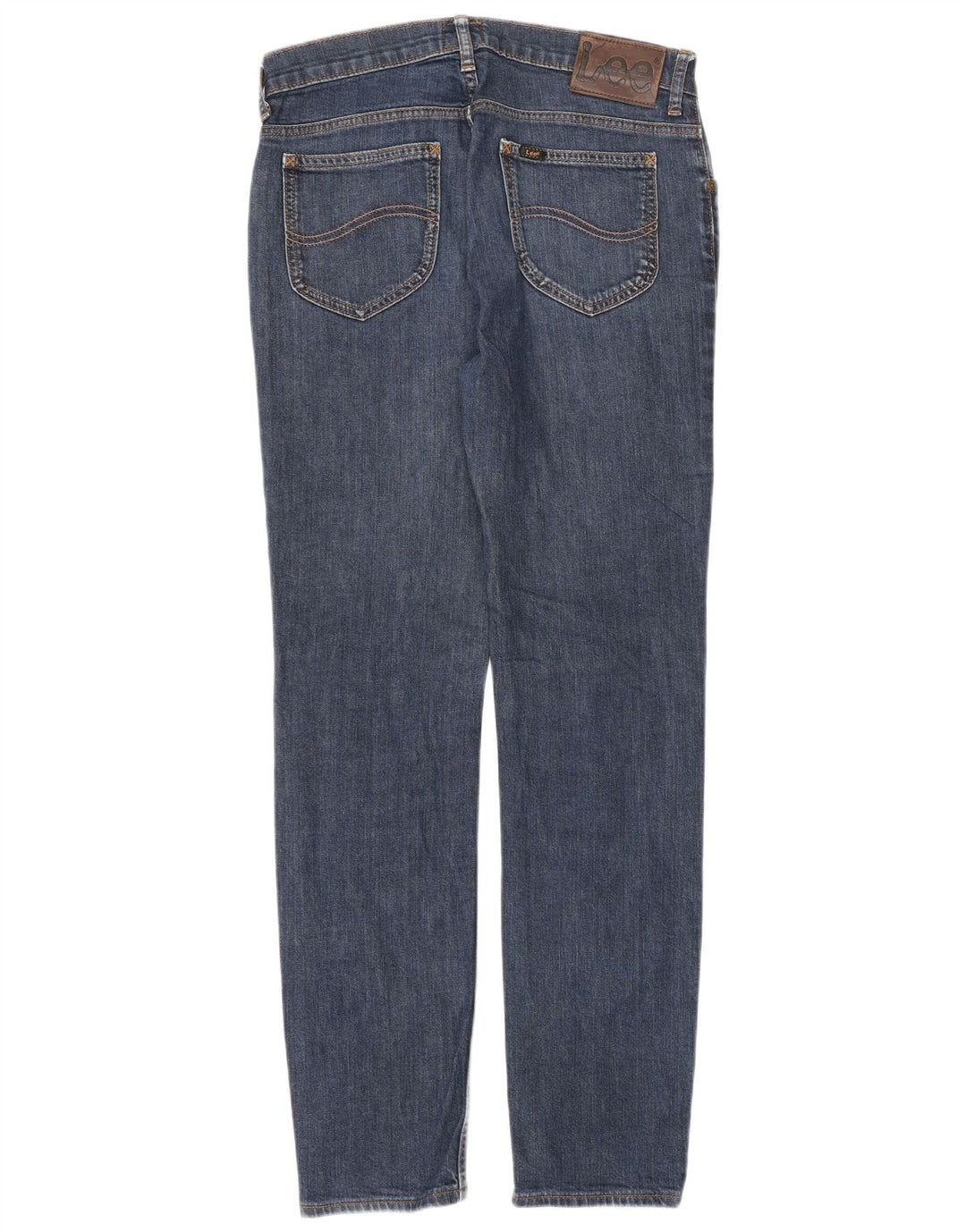 Lee Mens Rider Slim Jeans W30 L32 Azul Marinho Algodão