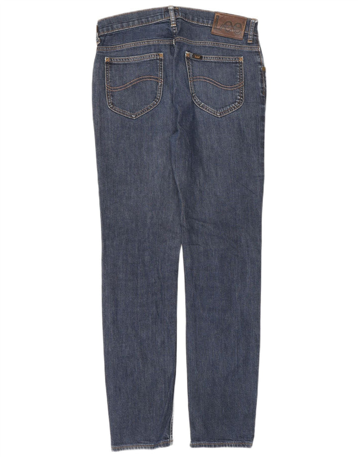Lee Mens Rider Slim Jeans W30 L32 Azul Marinho Algodão