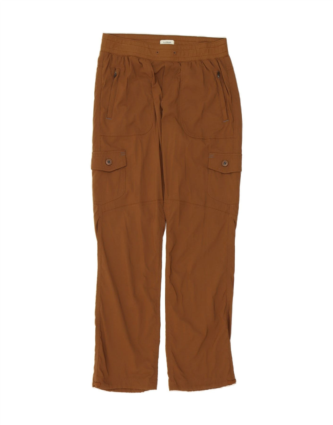 L.L.BEAN Womens Straight Cargo Trousers XS W25 L30 Brown Vintage L.L.Bean and Second-Hand L.L.Bean from Messina Hembry 