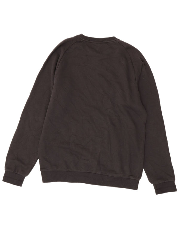 ADIDAS Mens Sweatshirt Jumper Large Black Cotton