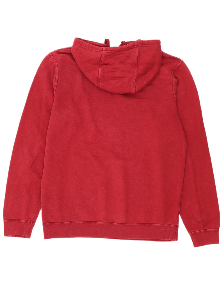 Nike Mens Hoodie Jumper Médio Algodão Borgonha