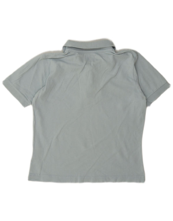 Camisa polo feminina Kappa UK 12 algodão azul médio