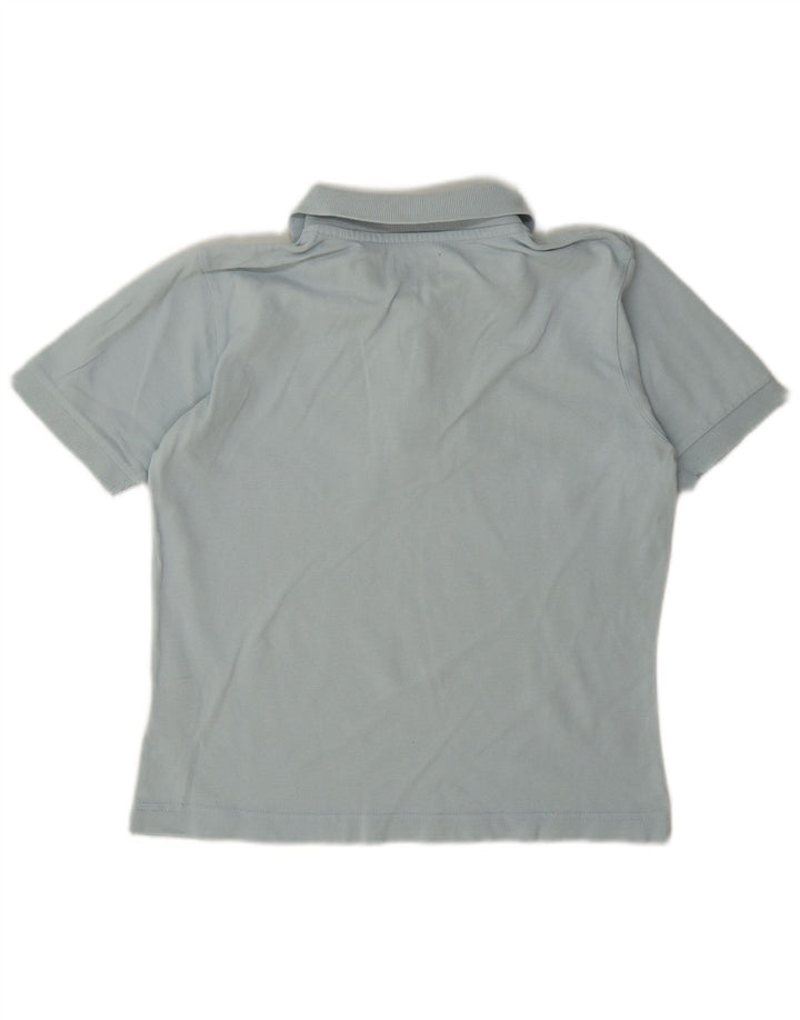 Camisa polo feminina Kappa UK 12 algodão azul médio