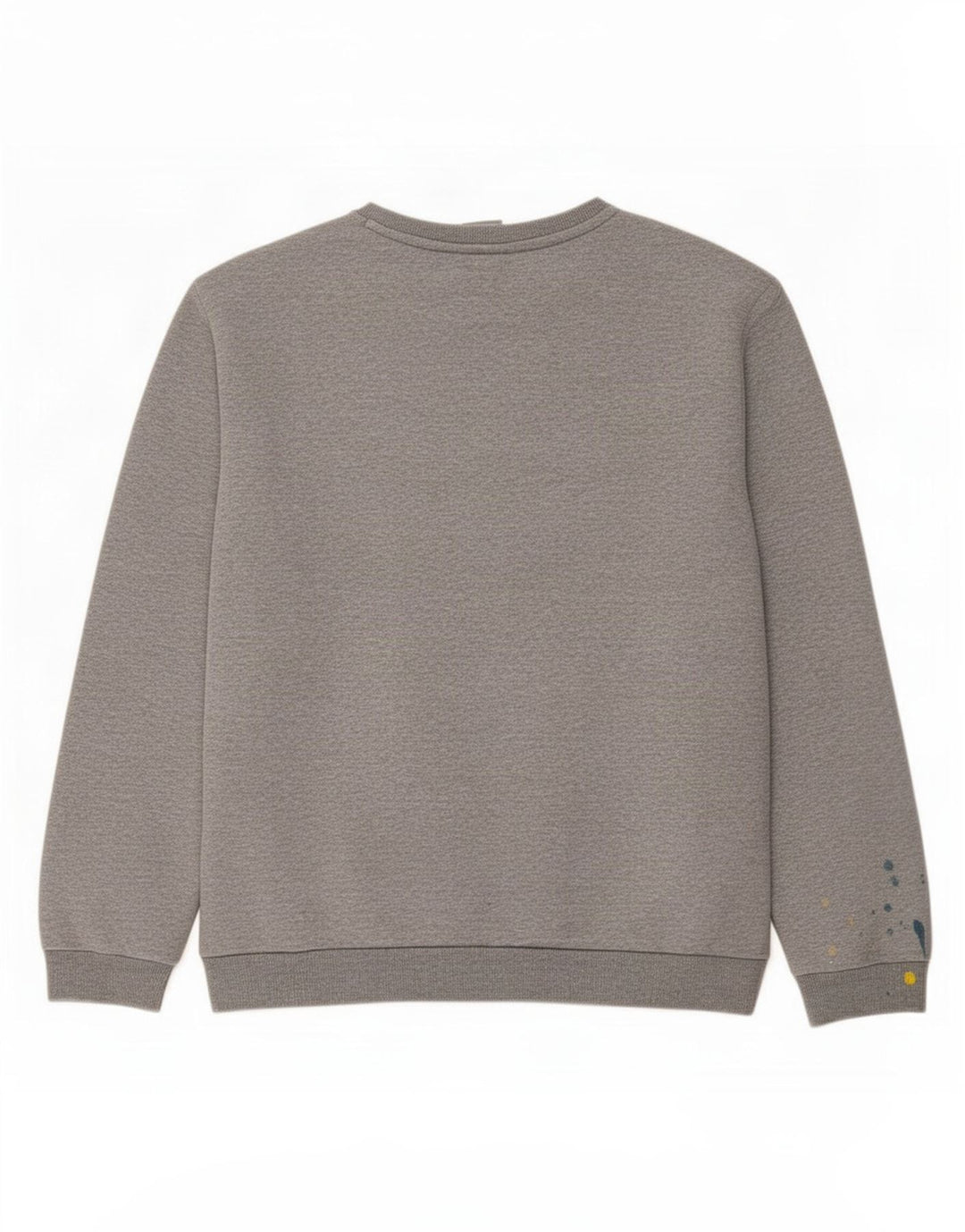 Puma moletom masculino jumper grande algodão manchado cinza