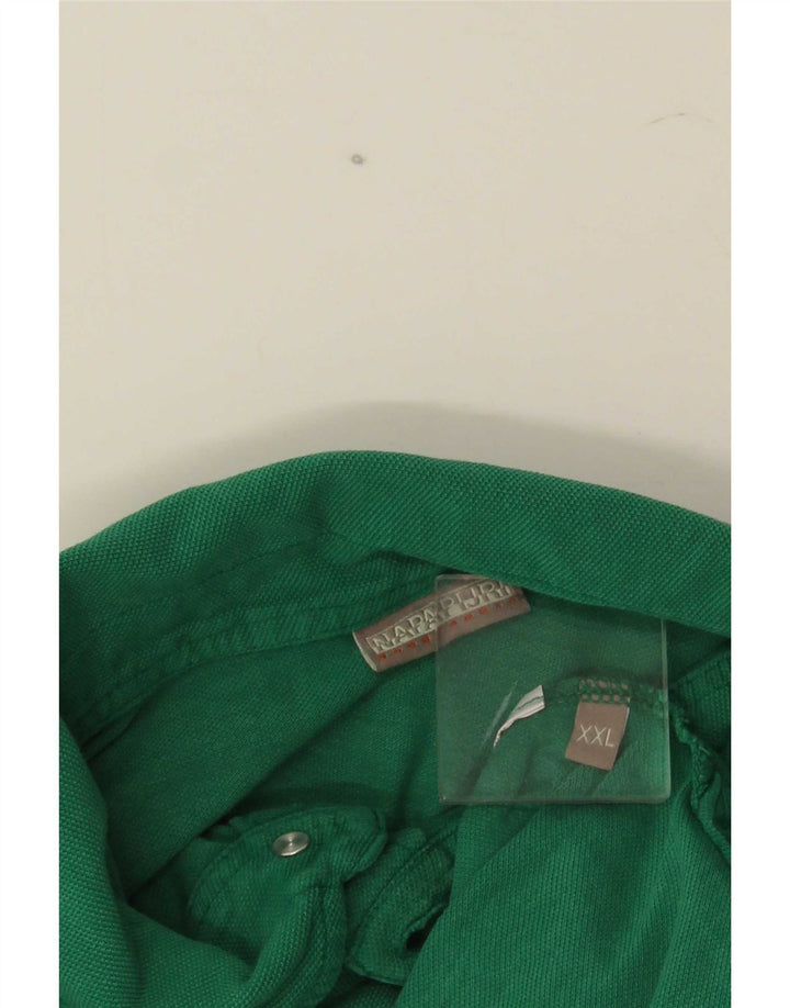 Camisa polo masculina Napapijri 2XL verde