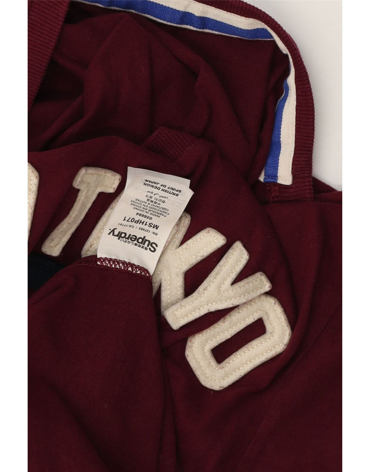 Superdry Mens Graphic T-Shirt Top Médio Algodão Marrom