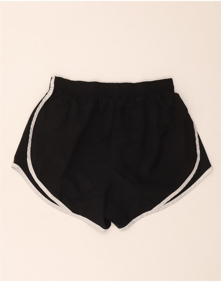 Shorts esportivos femininos NIKE UK 8 pequenos poliéster preto