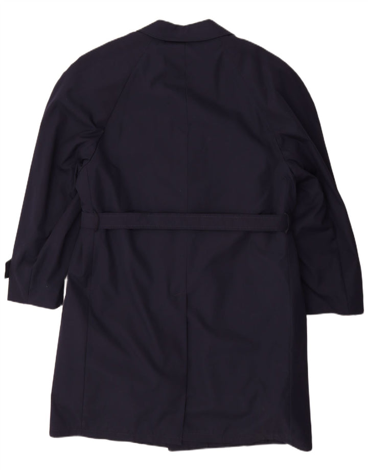 Sobretudo Sherpa masculino VINTAGE UK 40 grande azul marinho