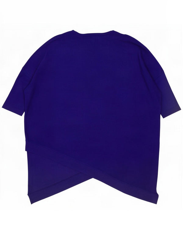 Blusa assimétrica oversized feminina Fase Eight UK 14 Azul marinho médio