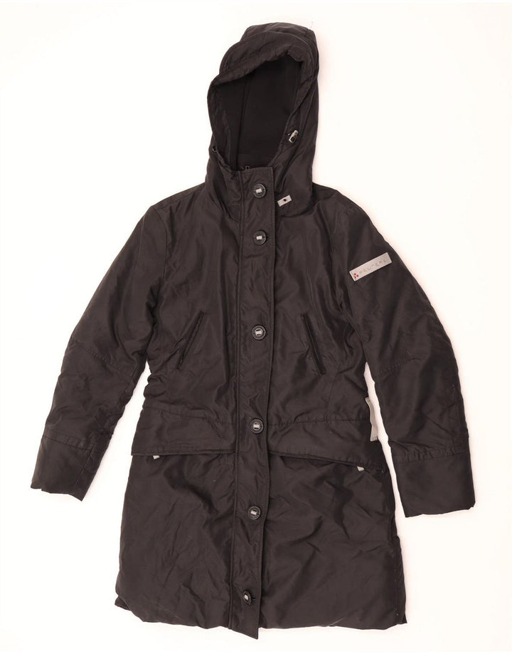 Jaqueta parka feminina PEUTEREY com capuz EU 40 médio preto