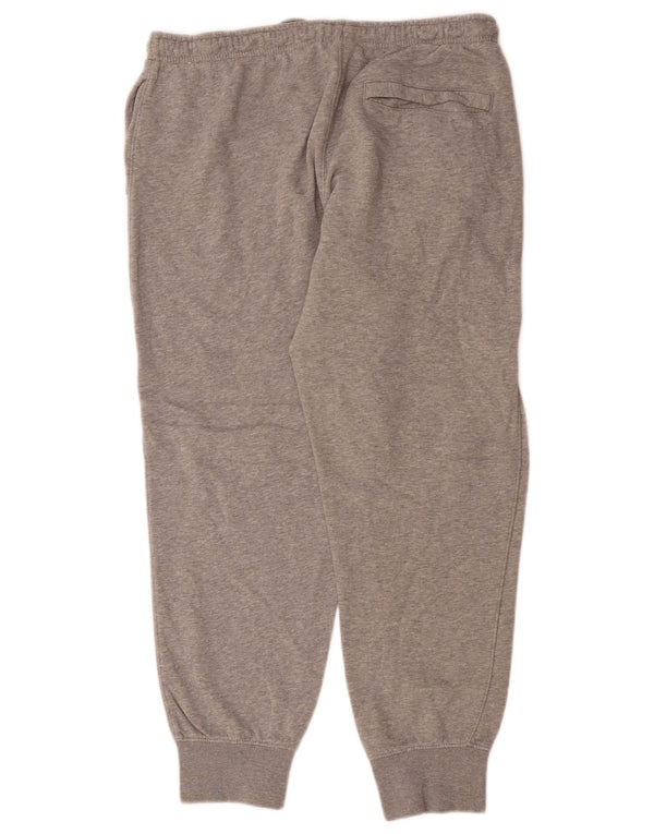 Calça de treino masculina Nike joggers grande algodão manchado cinza