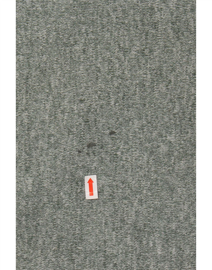 Suéter masculino JOULES com zíper e gola grande em poliéster manchado verde