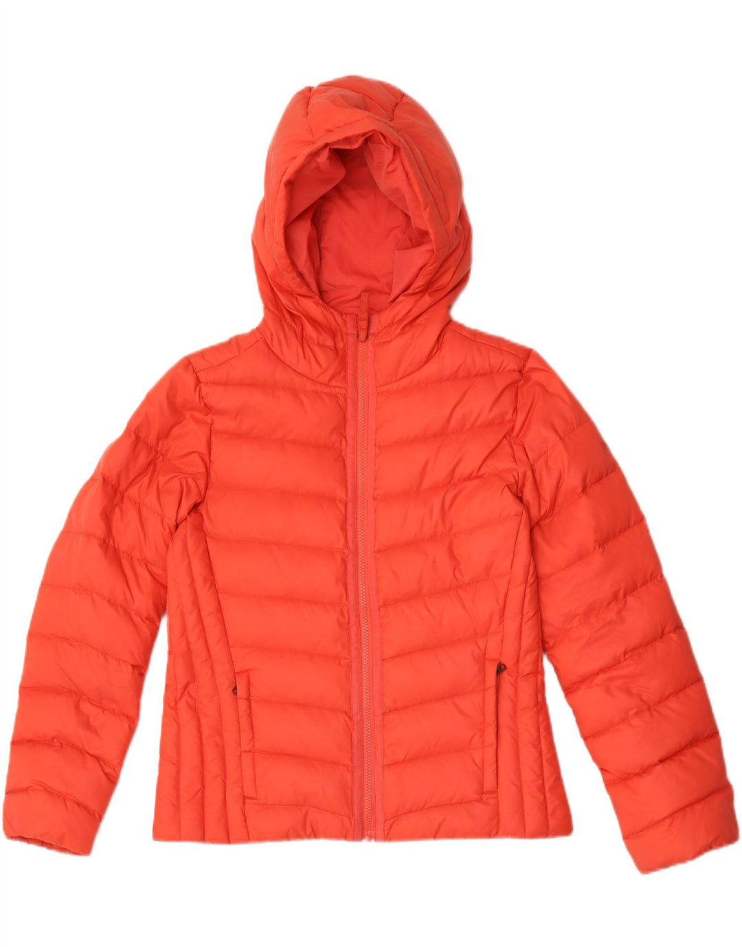 Jaqueta acolchoada com capuz feminina Timberland UK 10 Small Red Nylon