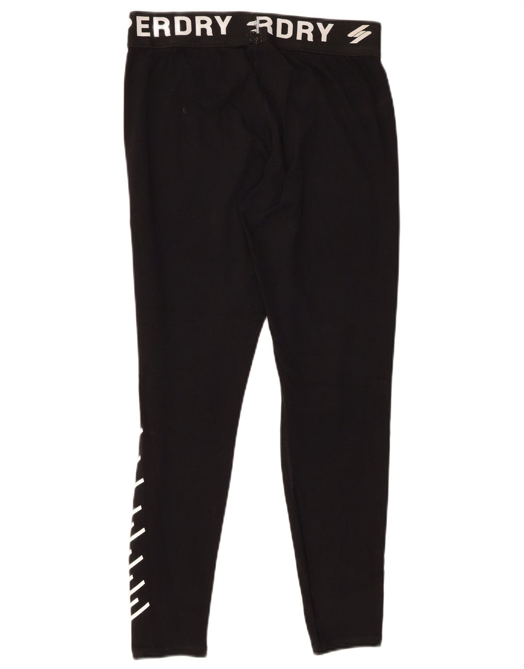 Leggings gráficas femininas SUPERDRY UK 12 médio preto