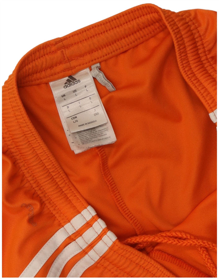 Adidas Masculino Climalite Sport Shorts Grande Laranja Poliéster