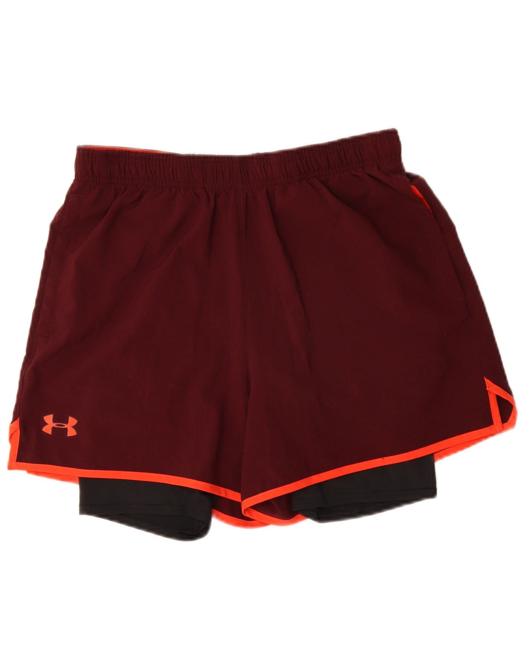 UNDER ARMOUR Mens Heat Gear Sport Shorts Médio Borgonha Poliéster