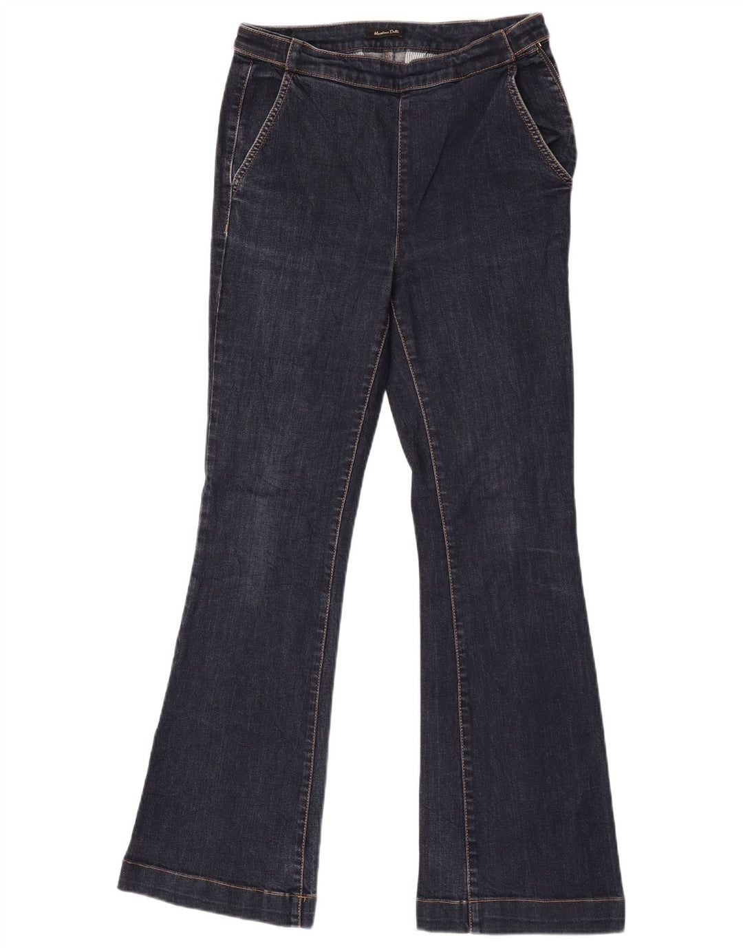 Calça jeans feminina Massimo Dutti EU 36 XS W26 L30 azul marinho