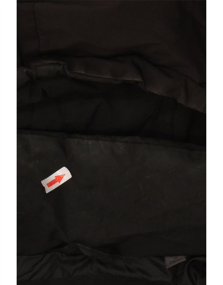 Jaqueta acolchoada com capuz masculina Superdry UK 40 grande poliéster preto
