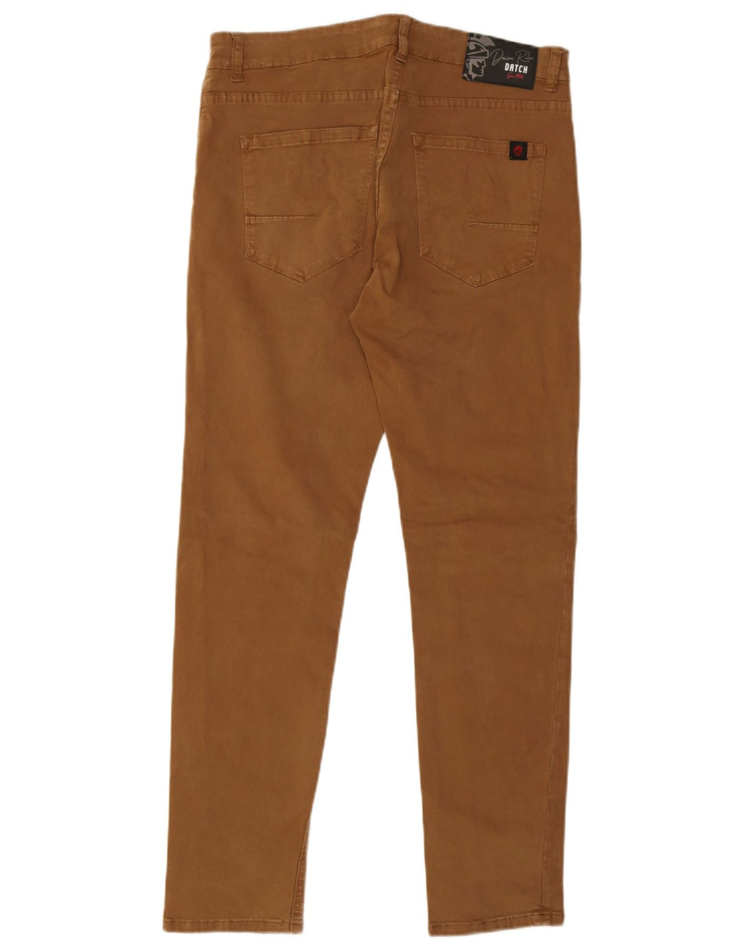 Calça casual slim masculina Datch IT 48 médio W32 L29 bege