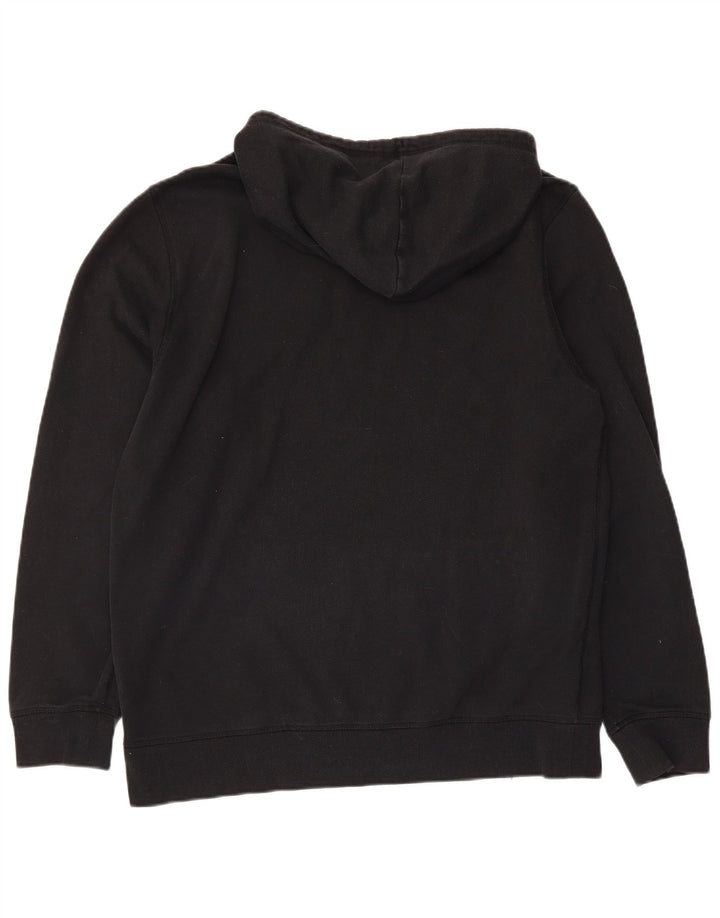 Suéter com capuz gráfico masculino Levi's grande algodão preto