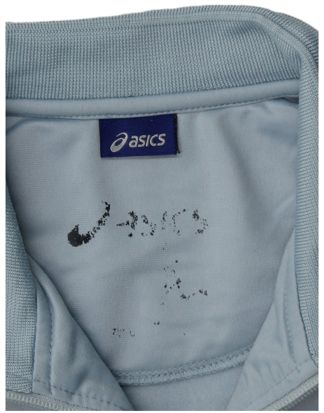 Asics Mens Tracksuit Top Jacket Médio Azul Poliéster