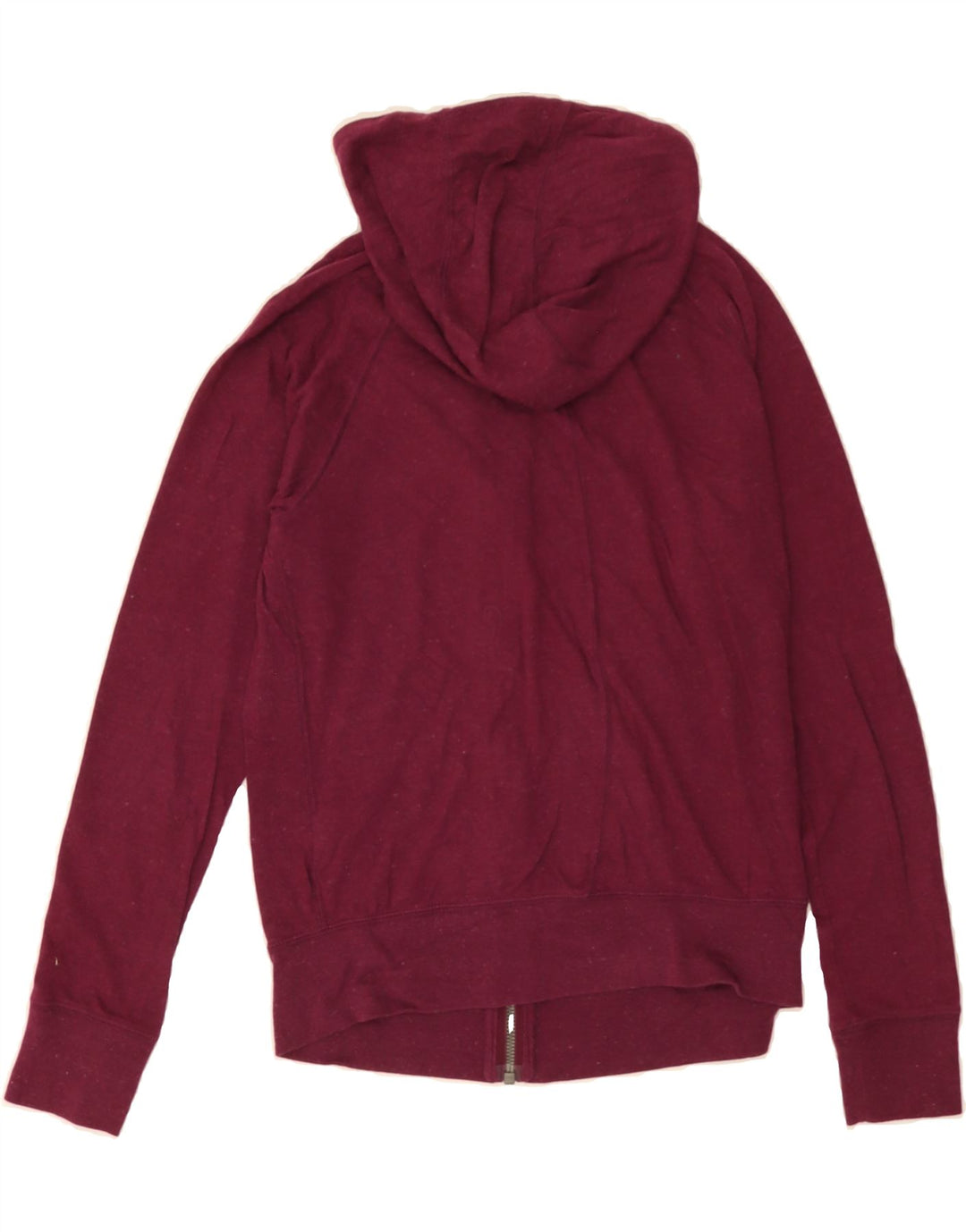 NIKE Girls Zip Hoodie Sweater 13-14 Years XL Burgundy Cotton Vintage Nike and Second-Hand Nike from Messina Hembry 