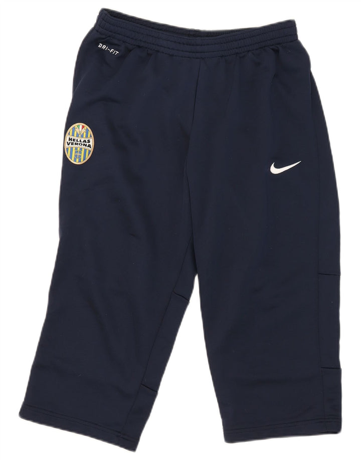 Bermuda esportiva masculina Nike HELLAS VERONA poliéster azul marinho médio