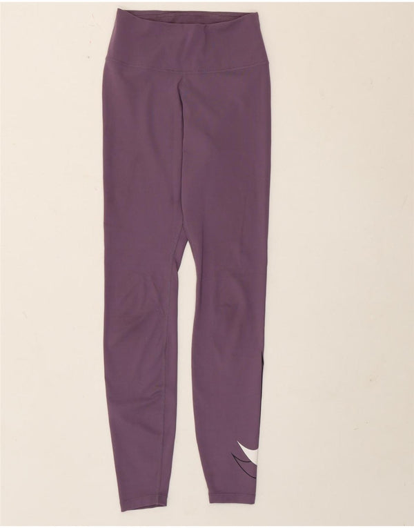 Leggings Nike Dri Fit Graphic UK 4 XS Roxo Poliéster