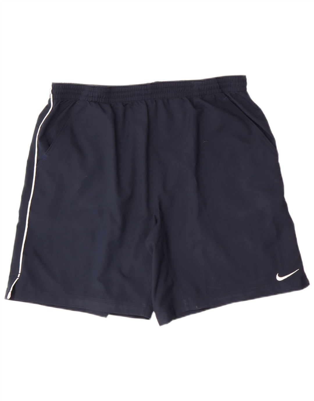 Shorts esportivos masculinos Nike grandes poliéster azul marinho