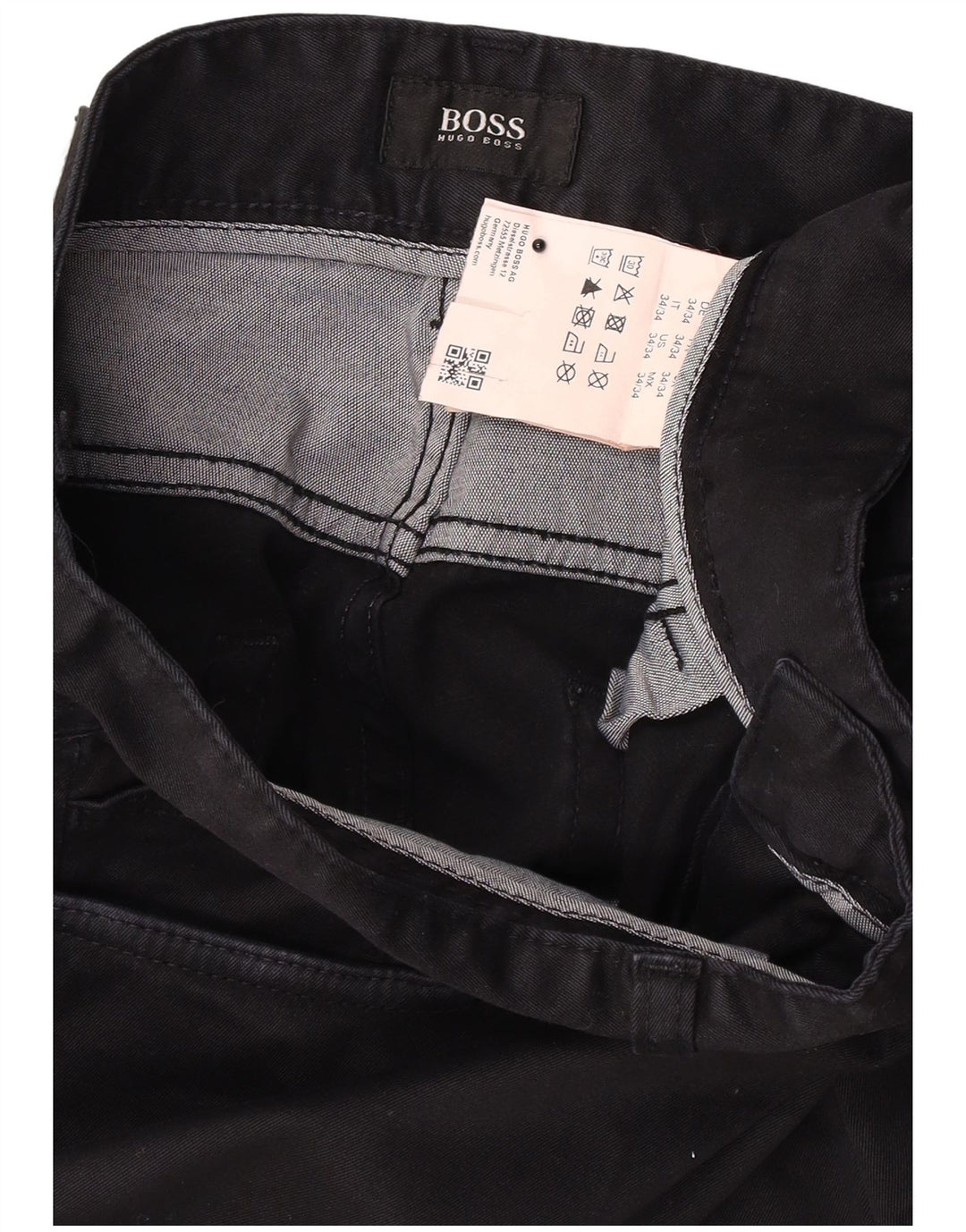 Hugo Boss Masculino Jeans Slim W34 L34 Algodão Preto