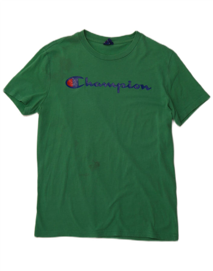 Camiseta gráfica masculina CHAMPION Top pequeno verde