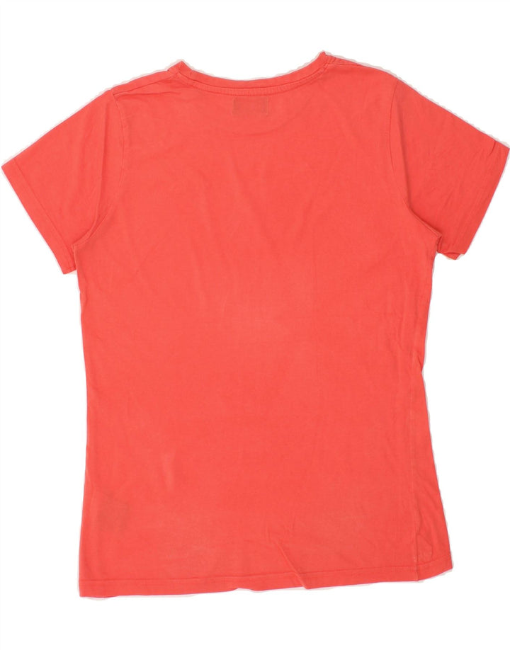 KAPPA Womens T-Shirt Top UK 14 Large Pink Cotton Vintage Kappa and Second-Hand Kappa from Messina Hembry 