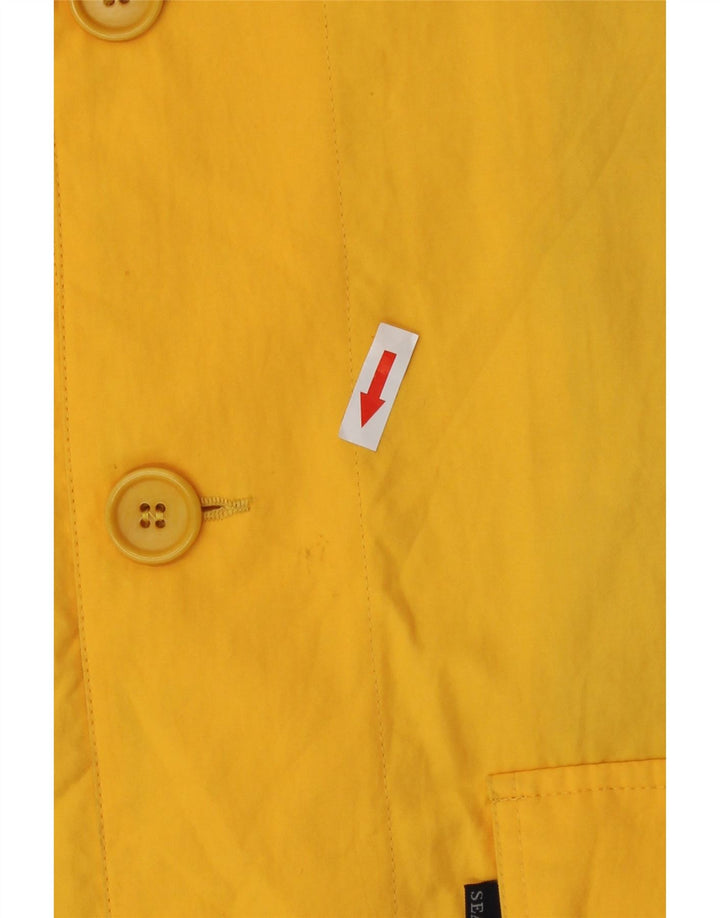 Colete utilitário masculino Sea & Sky UK 38 algodão amarelo médio