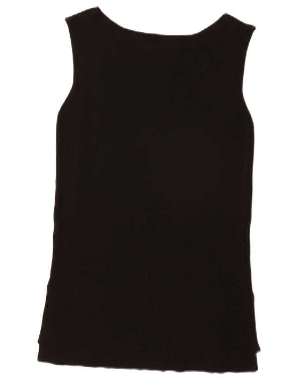 Colete feminino Zara UK 10 pequeno preto