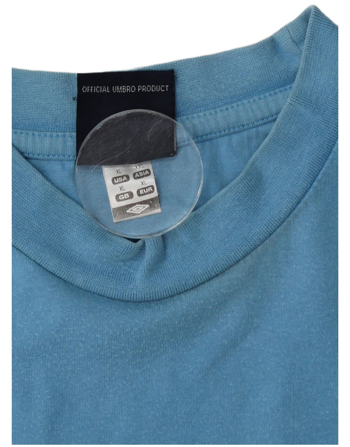 Camiseta masculina Umbro Top XL Azul Algodão