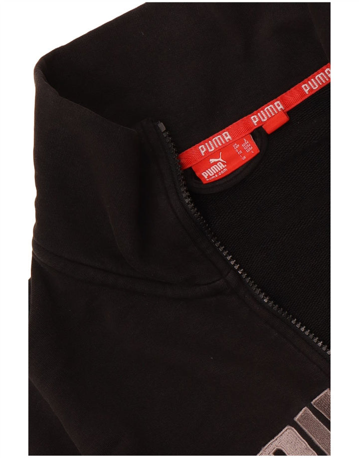 Puma Mens Graphic Tracksuit Top Jaqueta Grande Preto