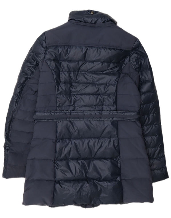 Casaco acolchoado feminino Refrigue UK 14 grande poliéster azul marinho