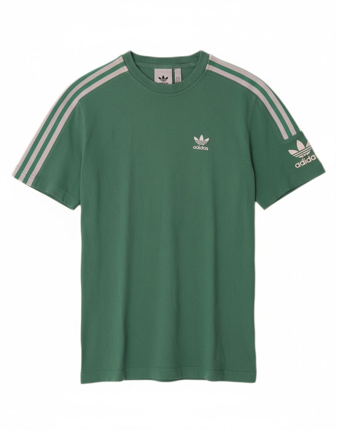 Camiseta masculina Adidas XS verde algodão
