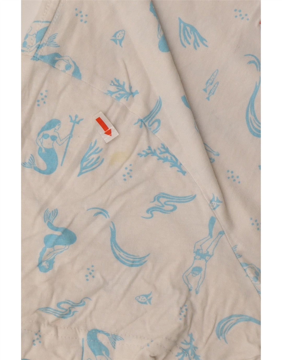 Camiseta gráfica masculina HURLEY Top médio algodão branco