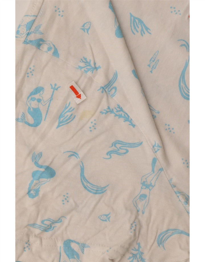 Camiseta gráfica masculina HURLEY Top médio algodão branco