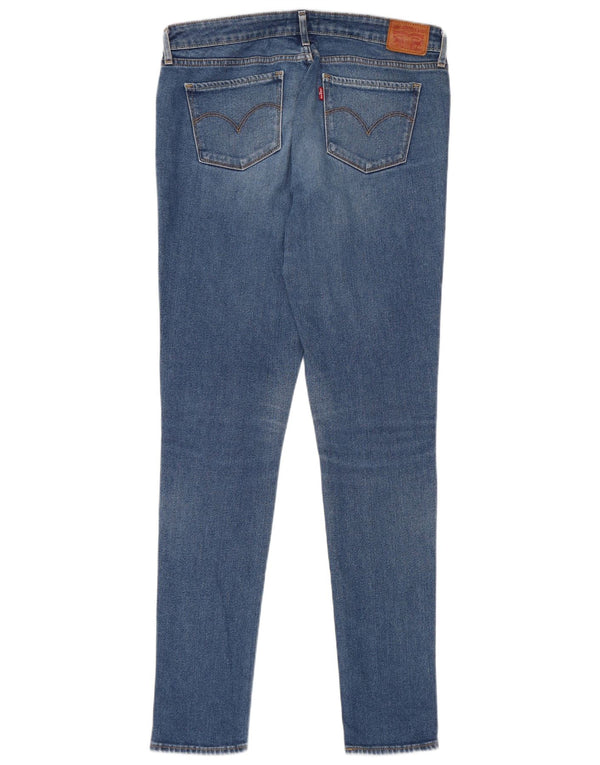 Calça jeans feminina Levi's 711 skinny W30 L34 azul algodão
