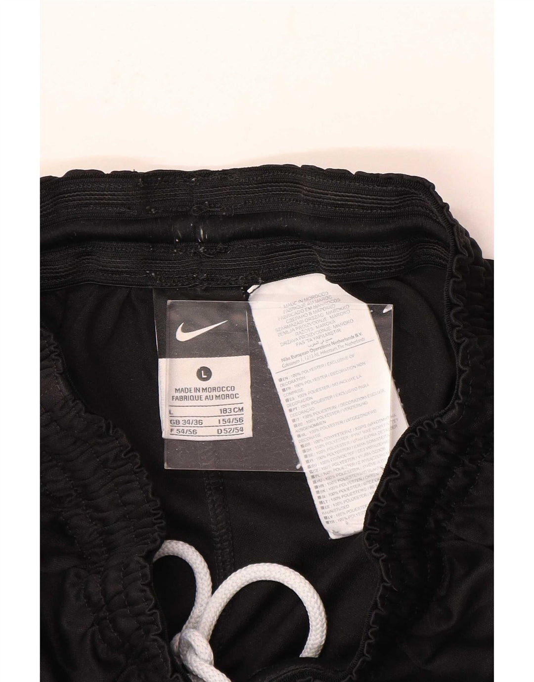 Nike Mens Dri Fit Sport Shorts Grande Poliéster Preto
